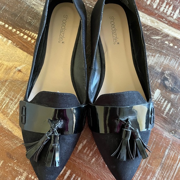 BLACK LOAFERS WITH TASSEL - Picture 4 of 5